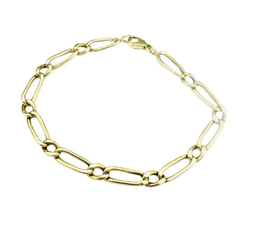 Bracelet Or Maille Figaro