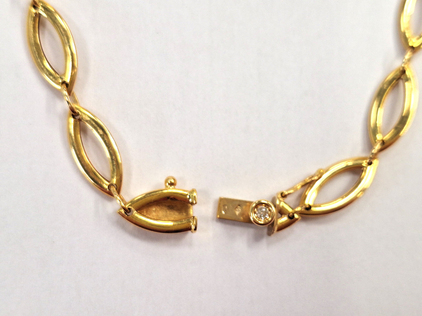 Collier Or Jaune avec Diamant