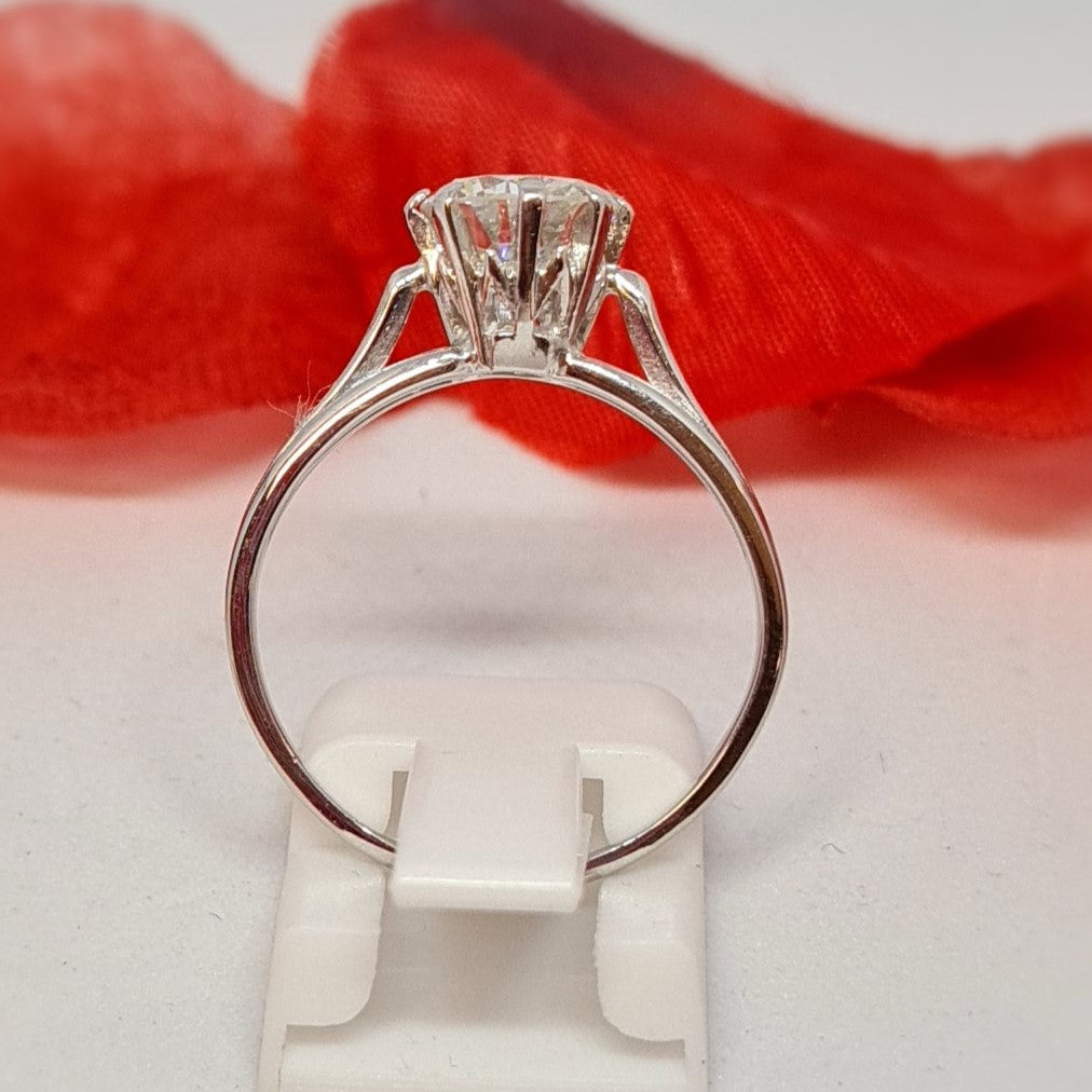 Bague Or avec Diamant Solitaire 1.47ct