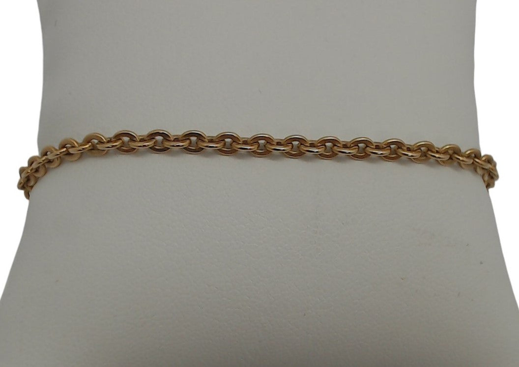 Bracelet Or Maille Forçat