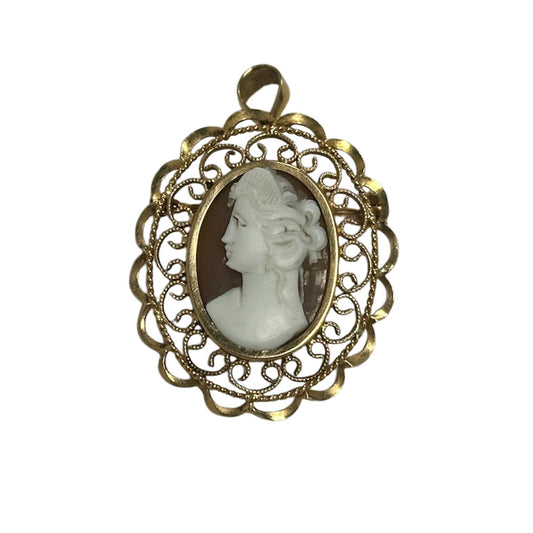 Pendentif Camée Or