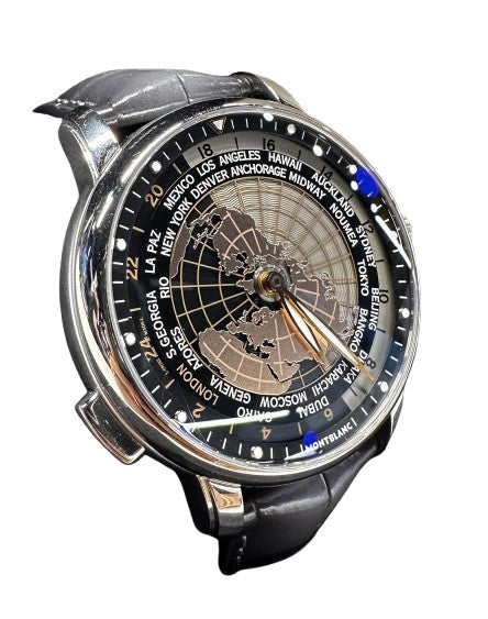 Montre Montbanc Star Legacy Alligator Grey Orbis Terrarum 128675