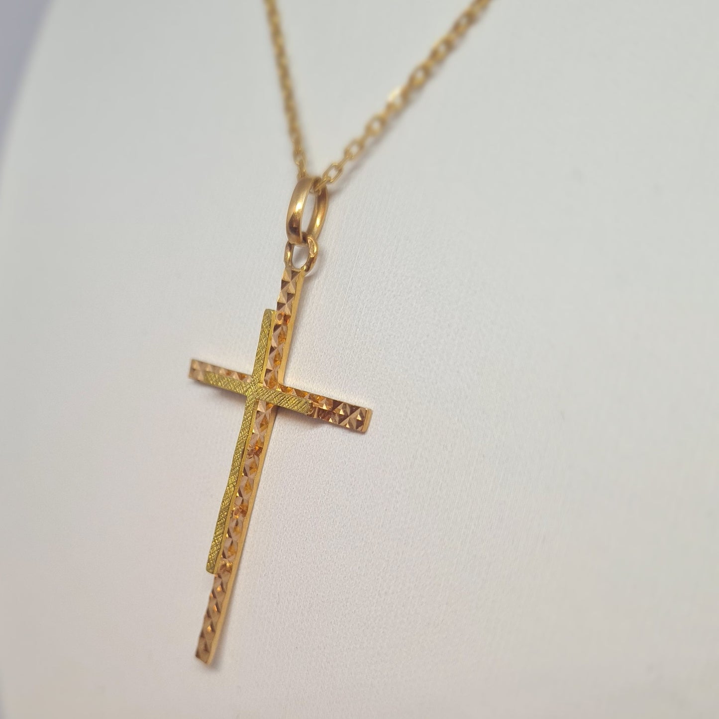 Pendentif Croix Or Jaune