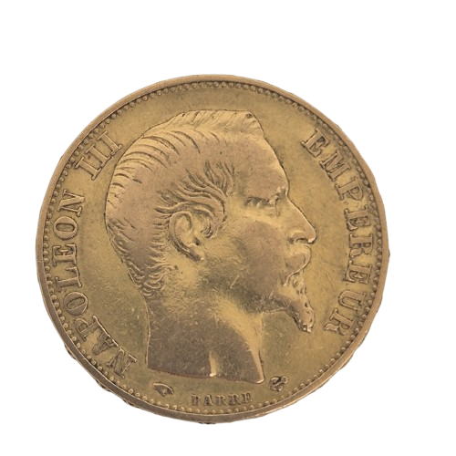 Pièce 20 Francs Napoléon III Or 1859