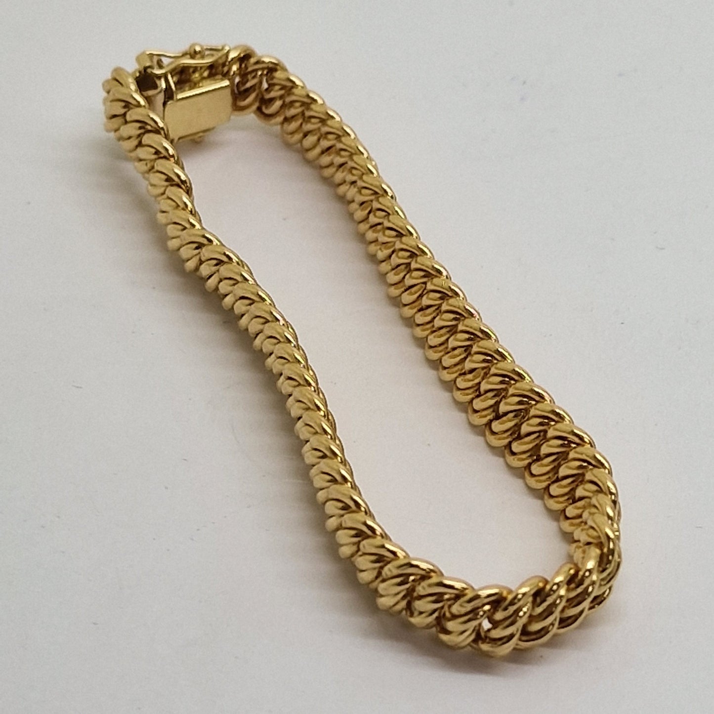 Bracelet or maill américaine