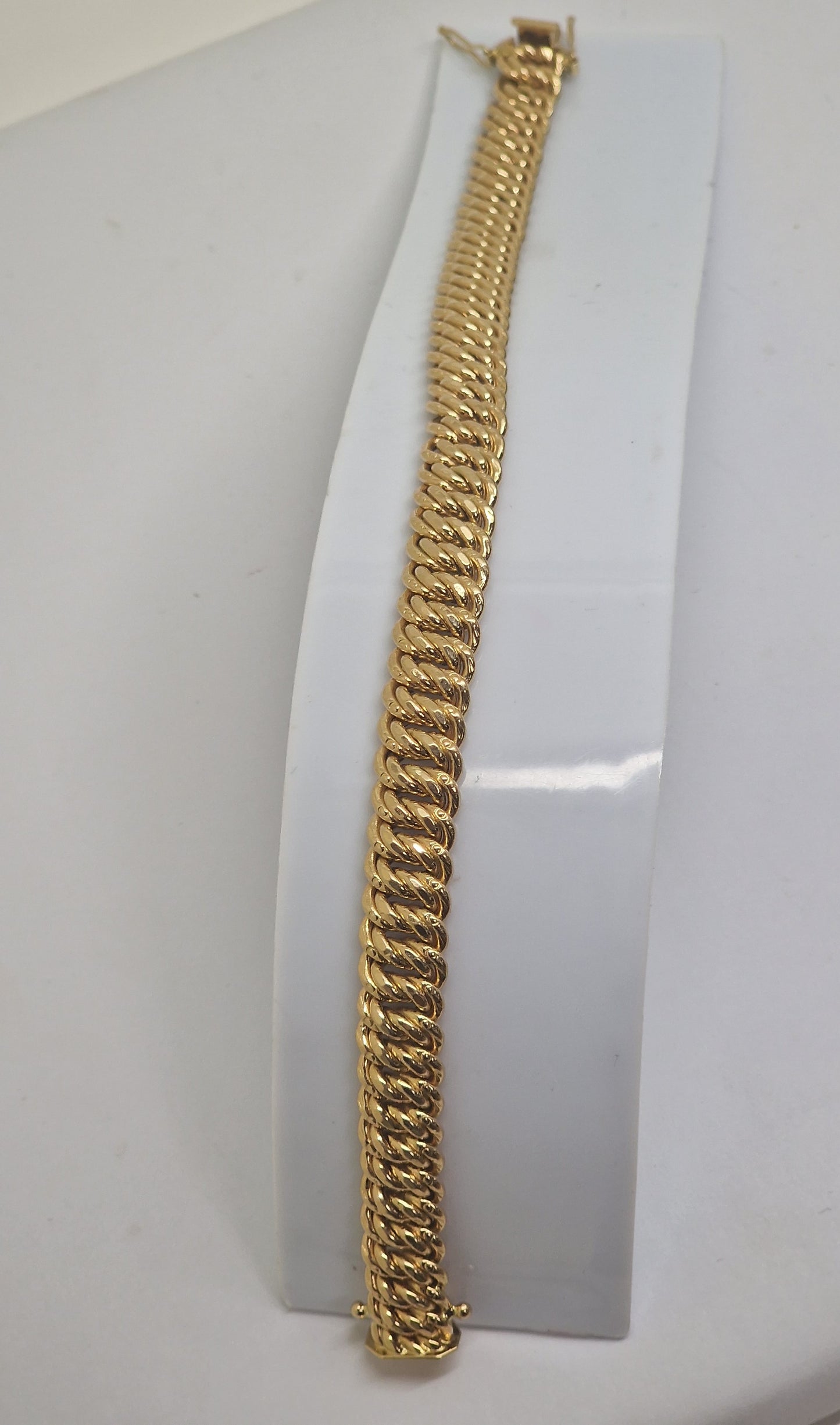 Bracelet or maill américaine