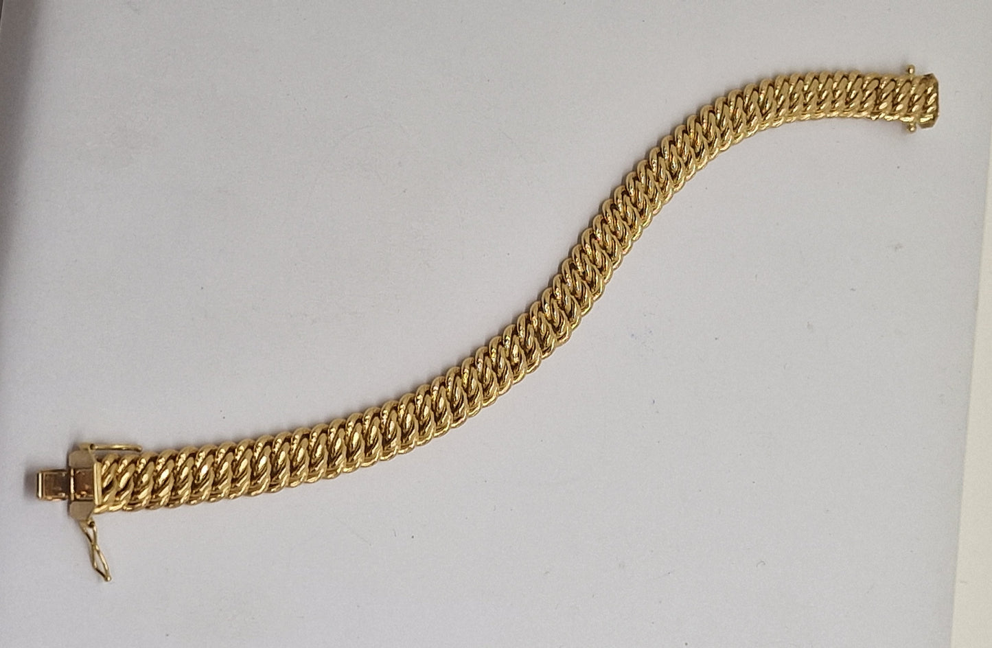 Bracelet or maill américaine