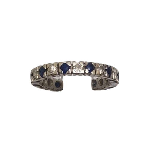 Bague en Or Gris 18K Taille-51
