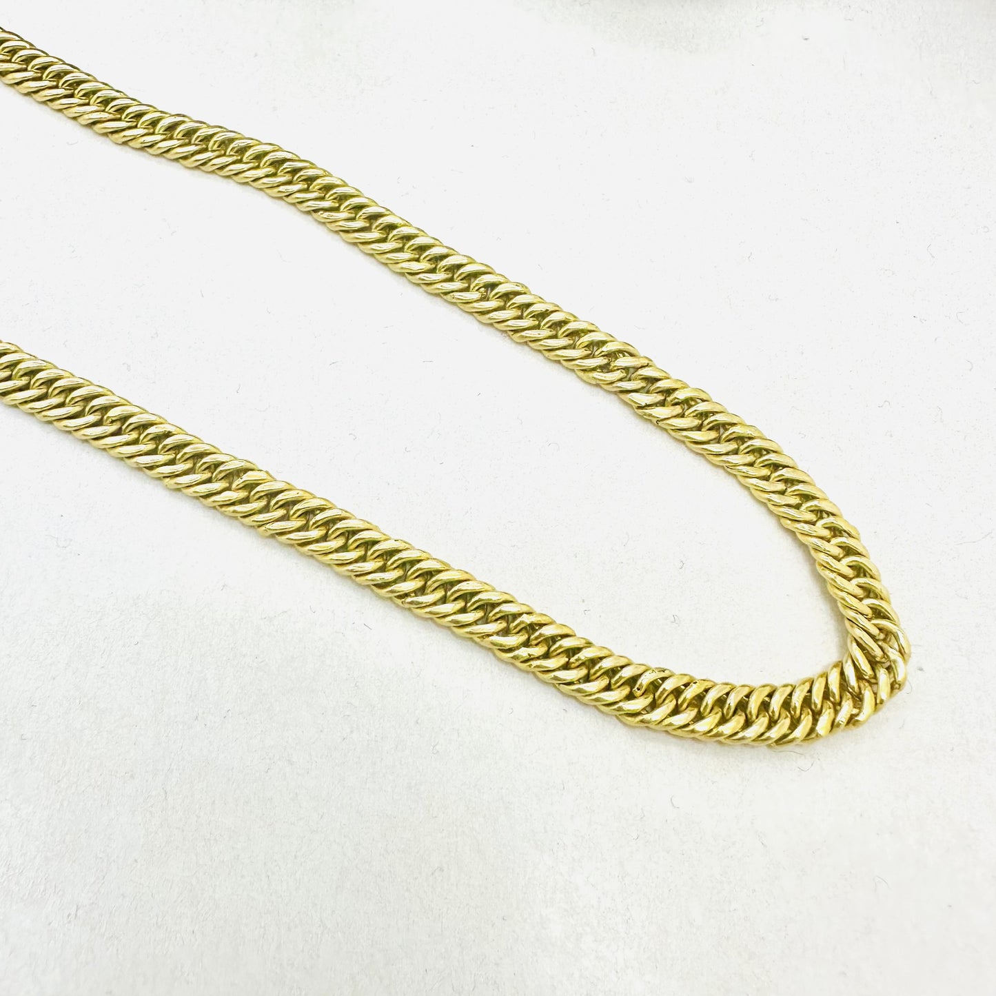 Collier Or Jaune Maille Américaine