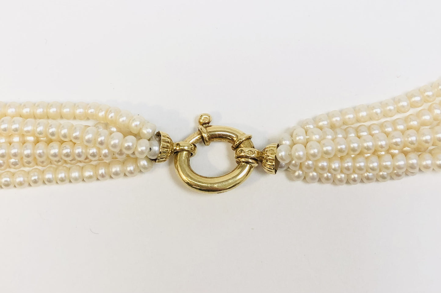 Collier Or des Perles