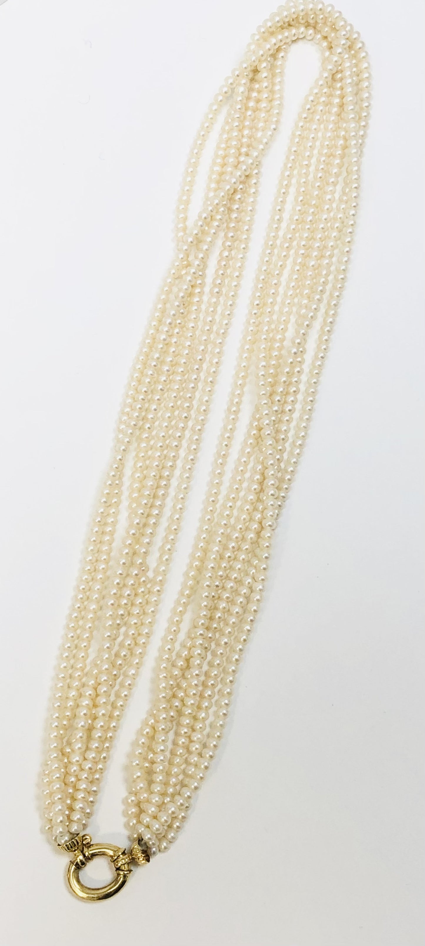 Collier Or des Perles