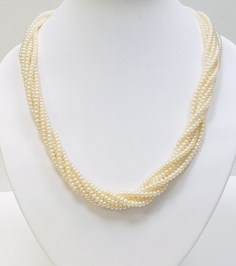 Collier Or des Perles