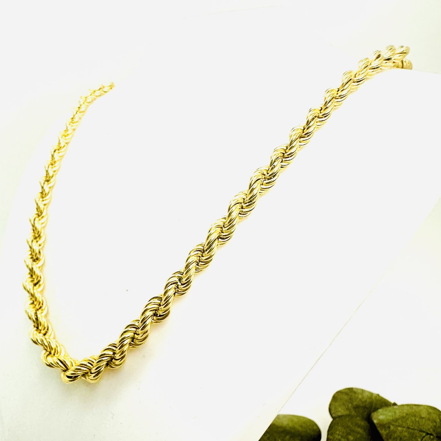 Collier Or Maille Corde