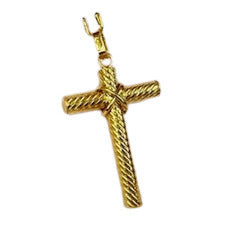 Pendentif Croix Or Jaune