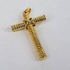 Pendentif Croix Or Jaune