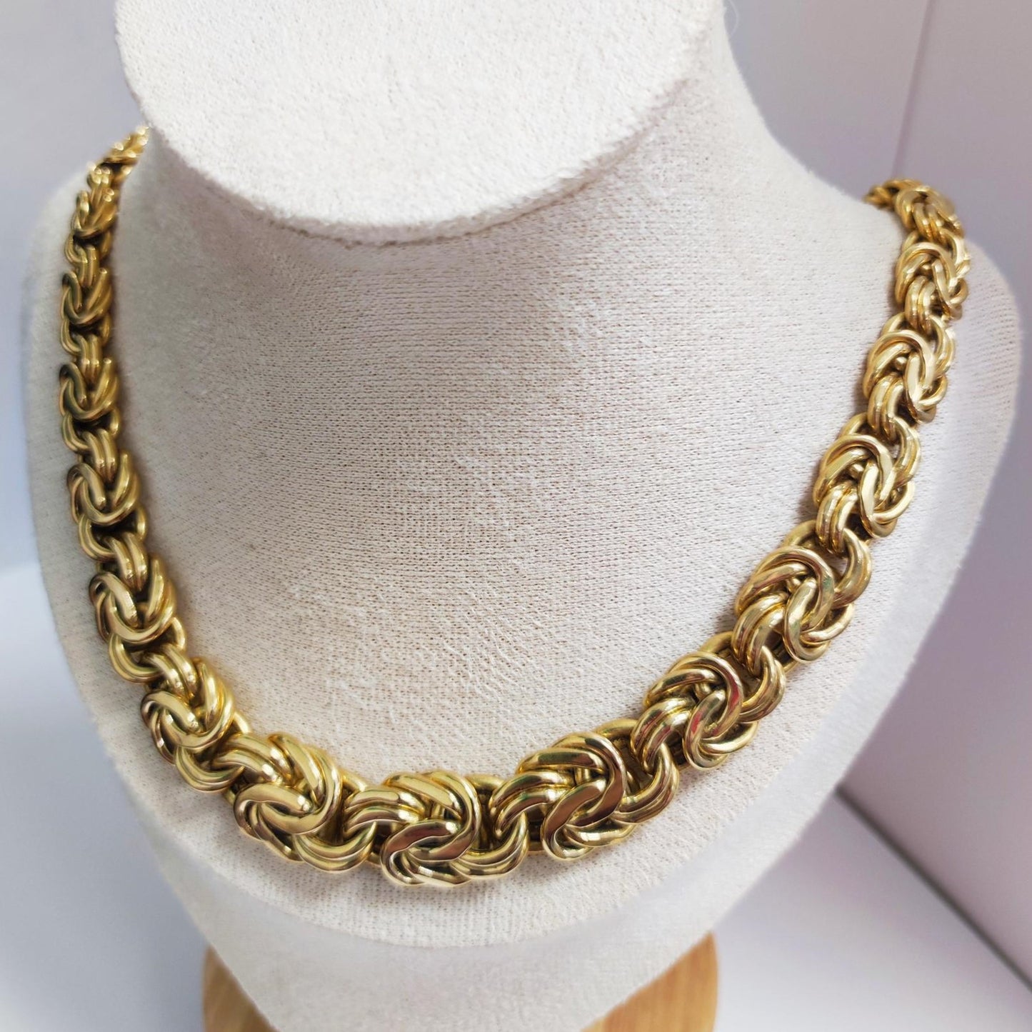 Collier Or Jaune Maille Royale