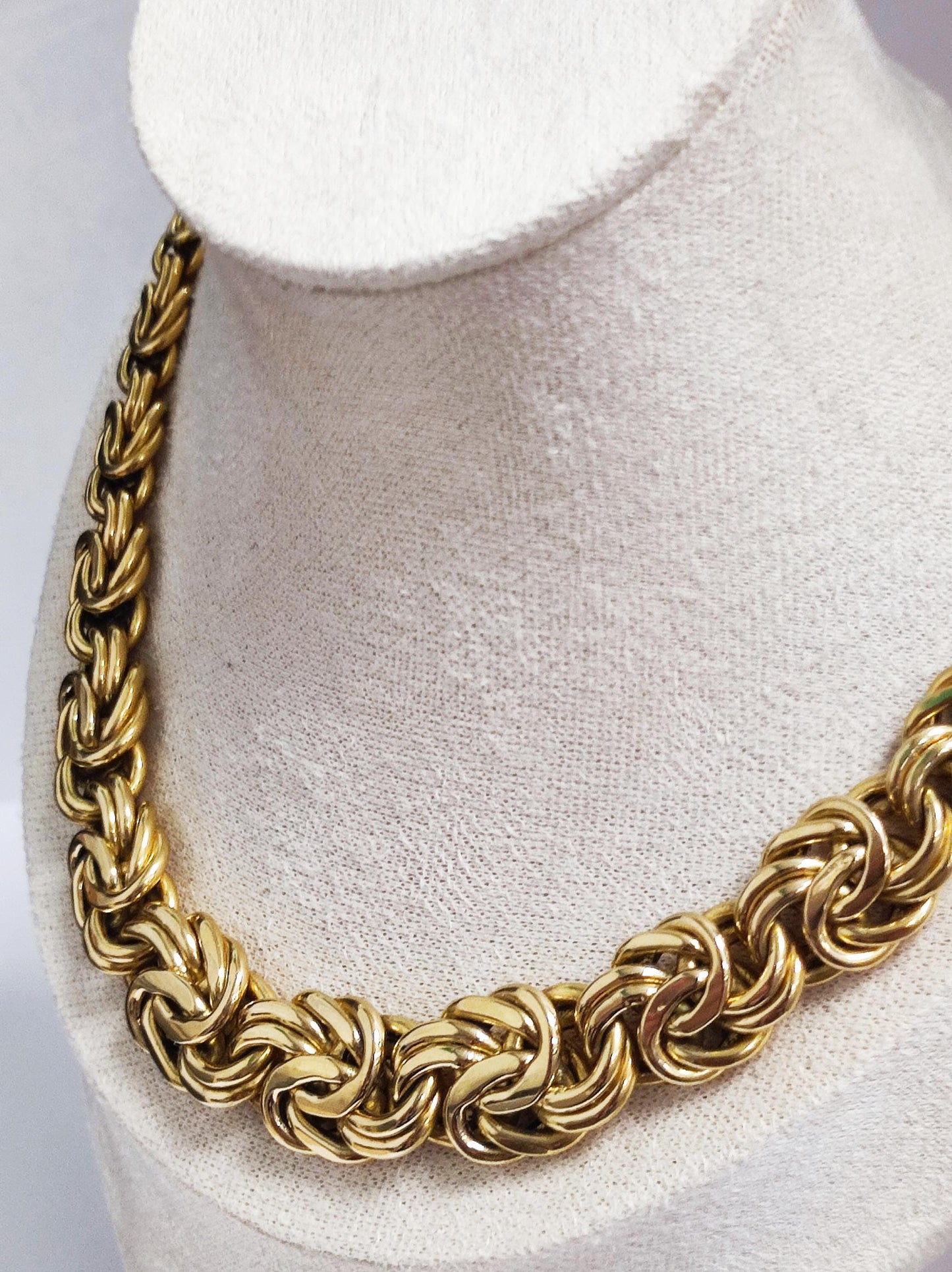 Collier Or Jaune Maille Royale