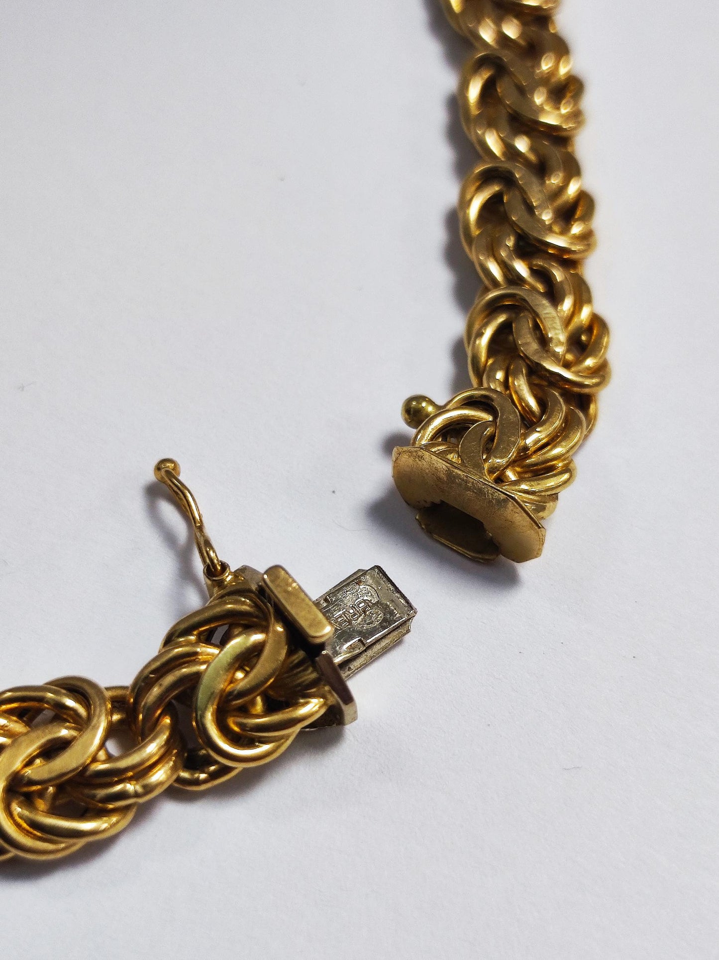 Collier Or Jaune Maille Royale