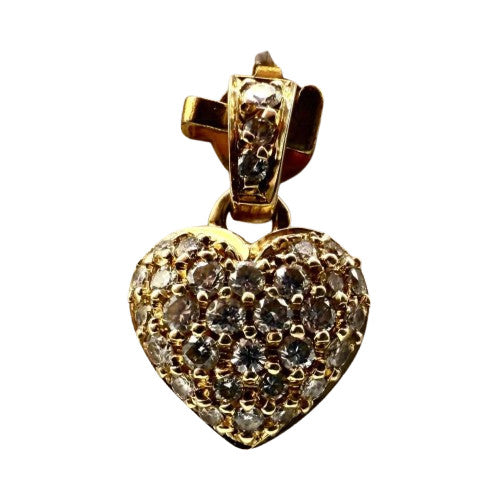 Pendentif Coeur avec Diamants