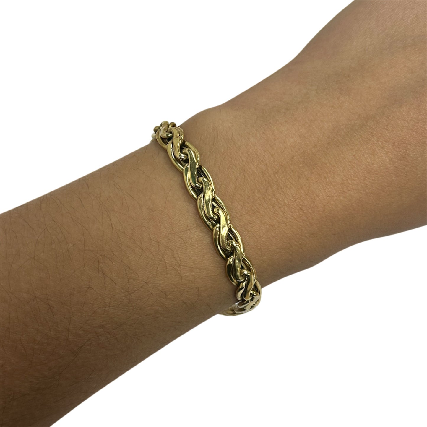 Bracelet Or Maille Corde