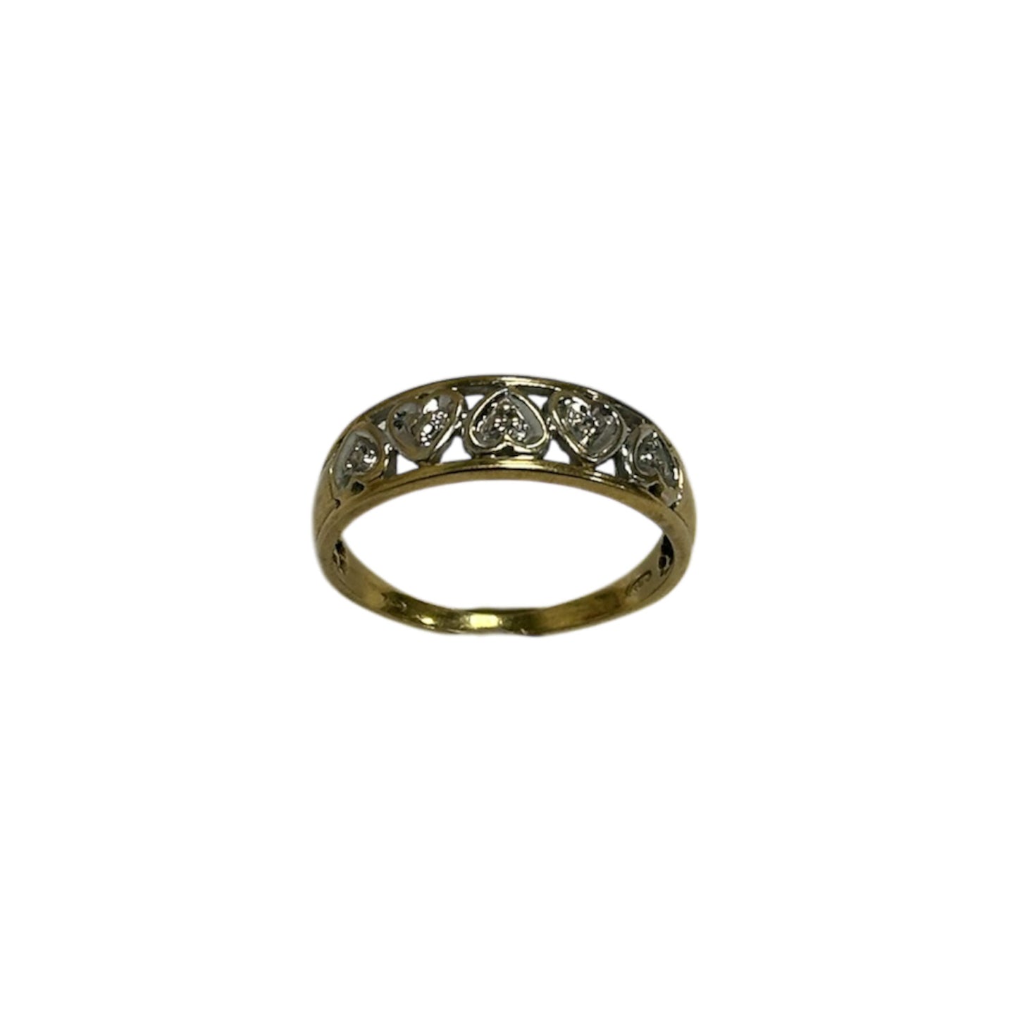 Bague 2 Ors avec Diamants