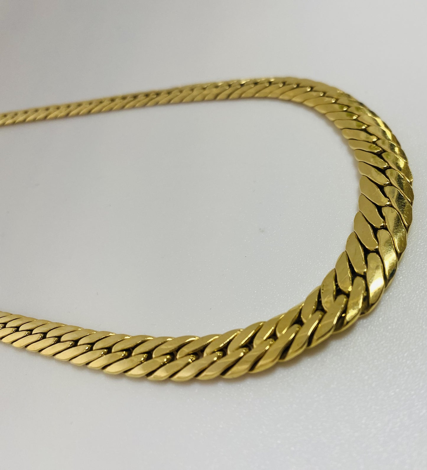 Collier Or Maille Anglaise