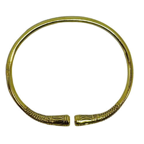 Bracelet Or Jonc Malgache