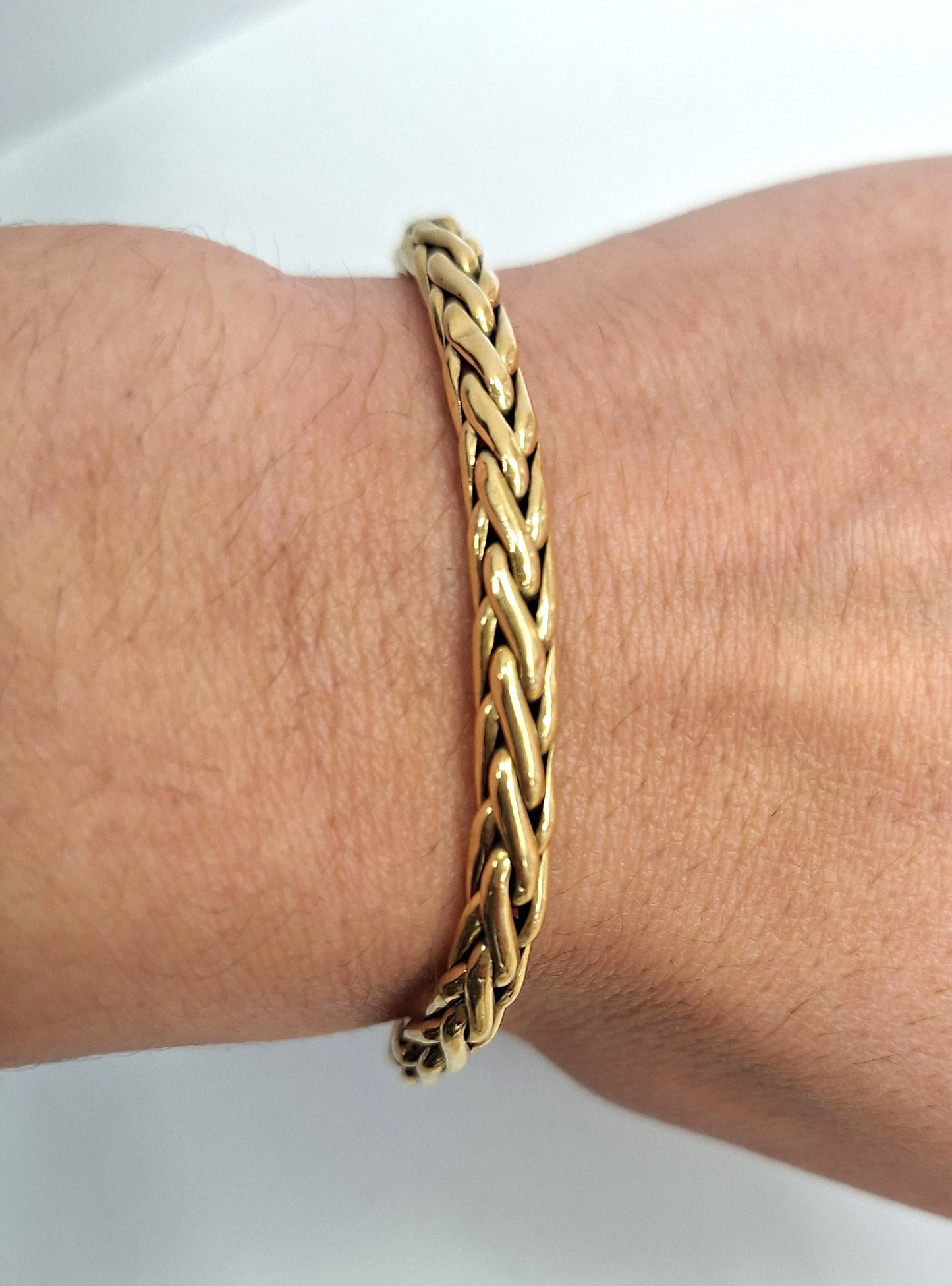 Bracelet Or Maille Palmier