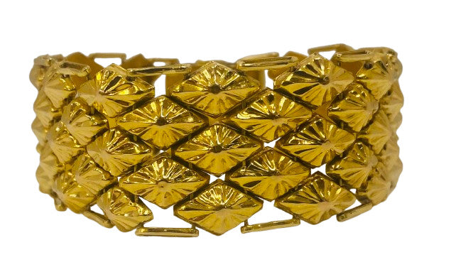 Bracelet Manchette Or Jaune