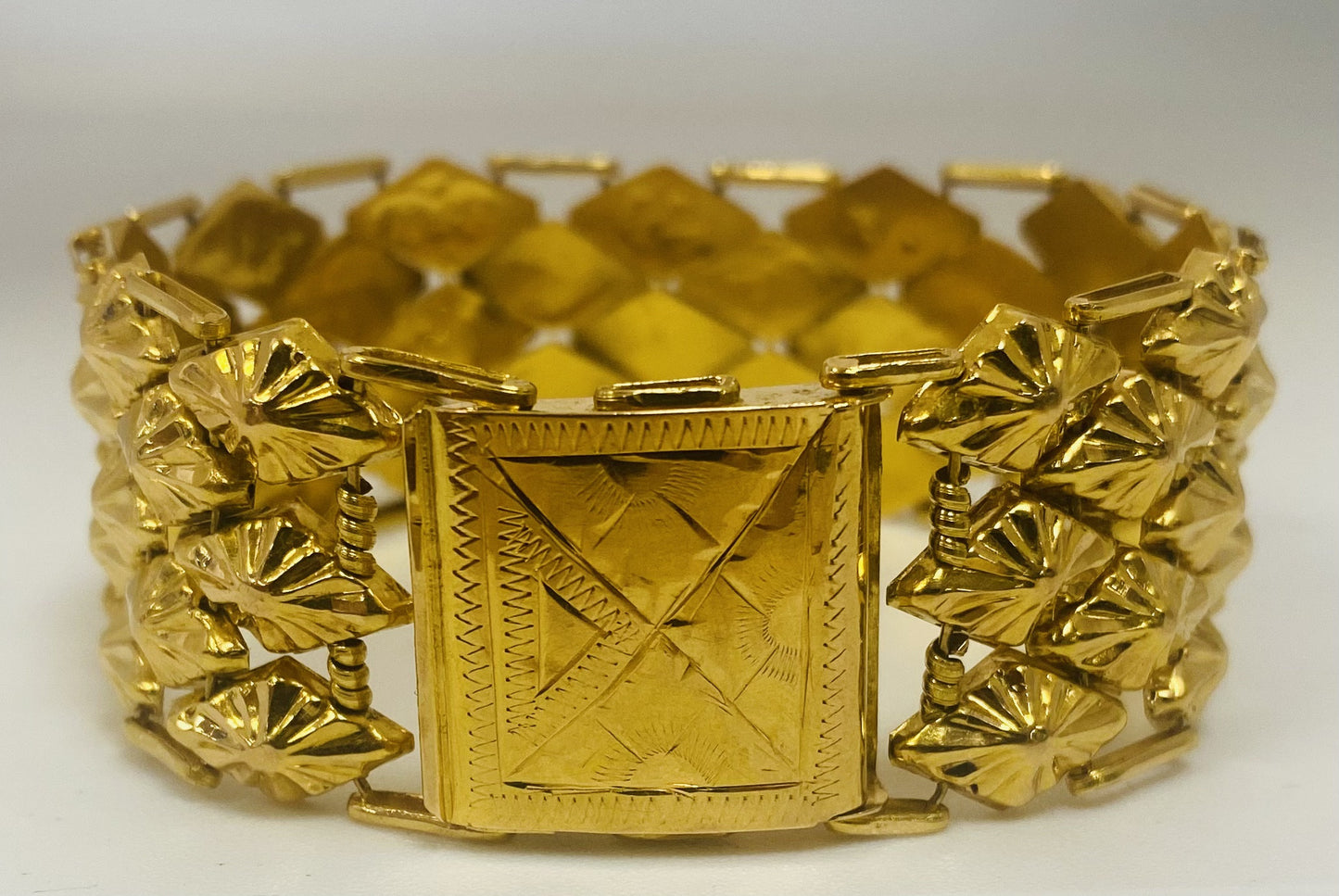 Bracelet Manchette Or Jaune