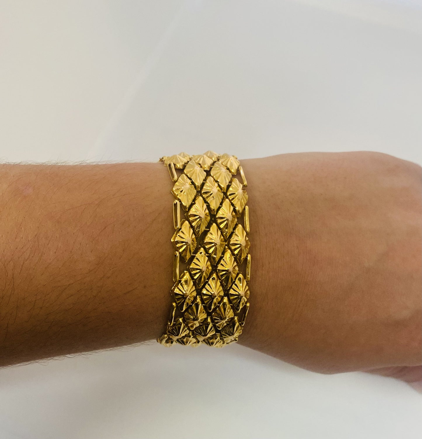 Bracelet Manchette Or Jaune