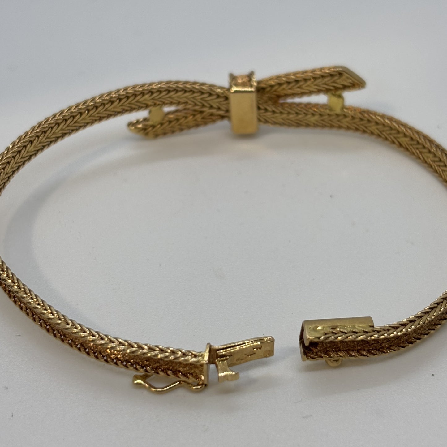 Bracelet Or Rose Noeud