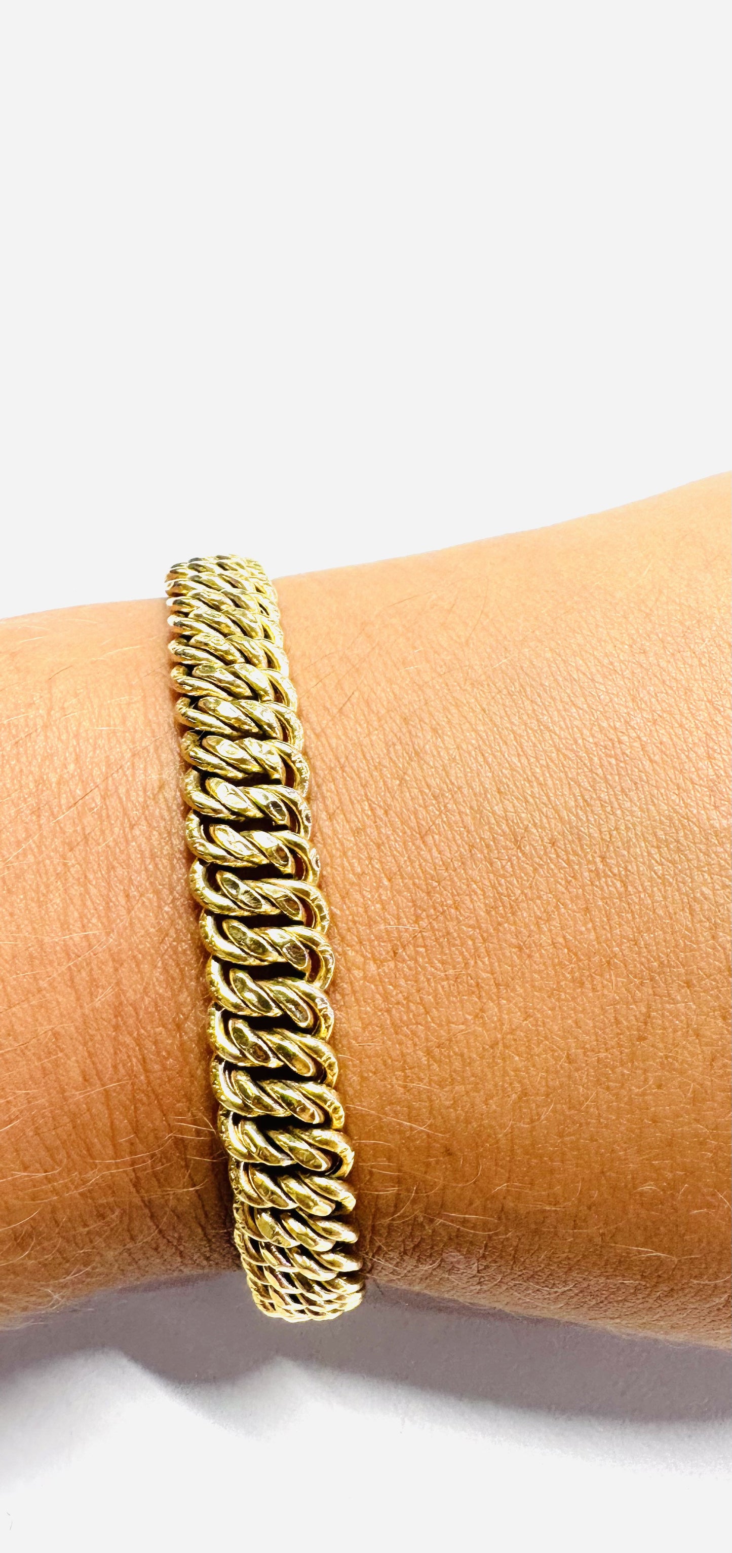 Bracelet Or Maille Américaine