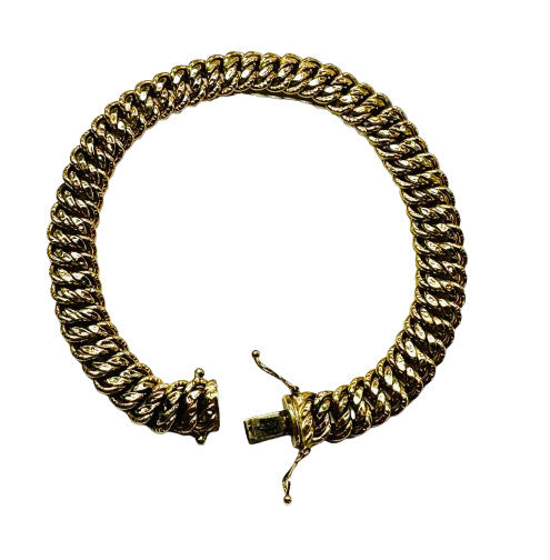 Bracelet Or Maille Américaine