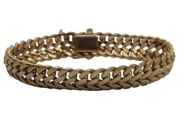 Bracelet Or Maille Américaine