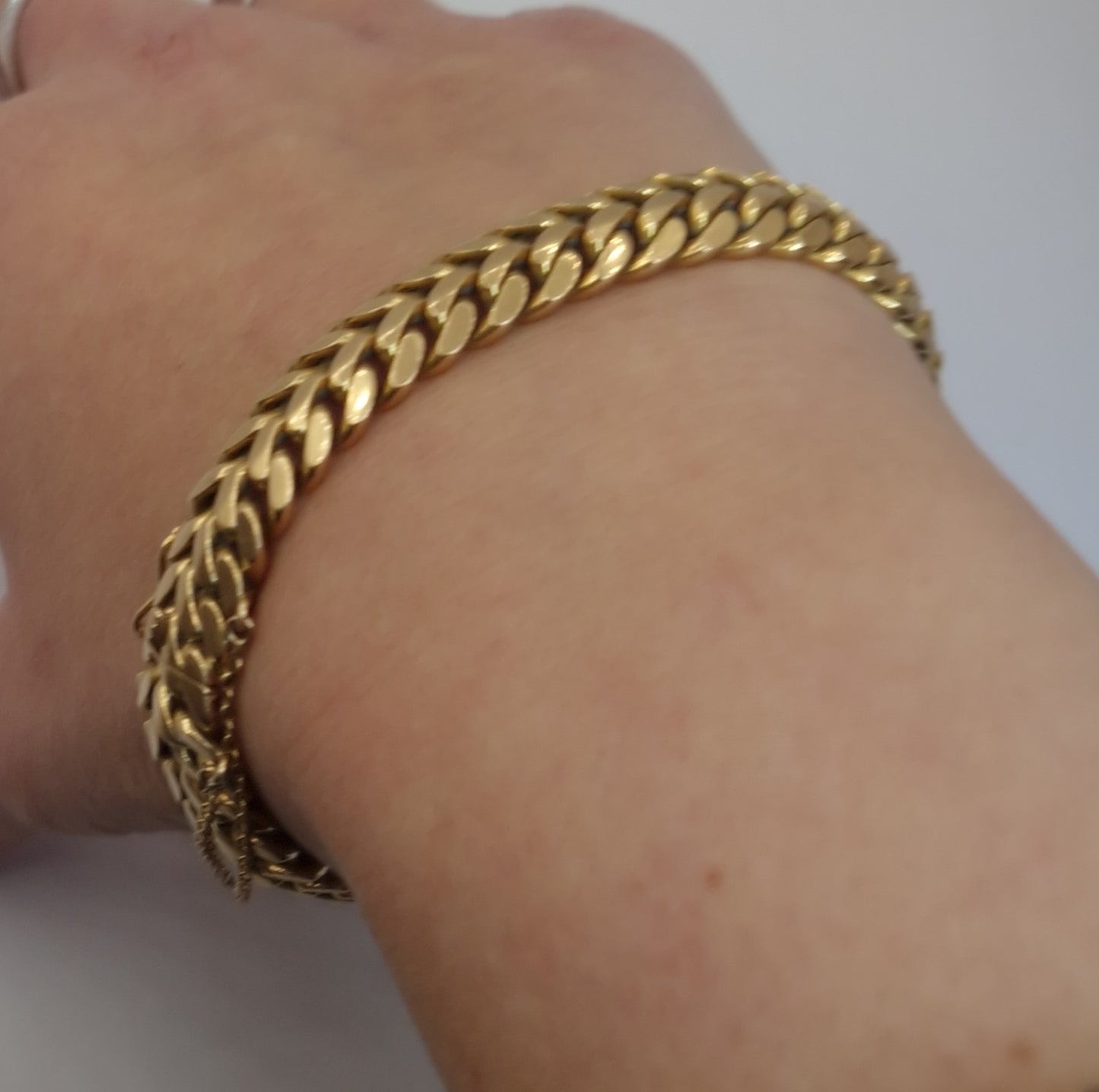 Bracelet Or Maille Américaine