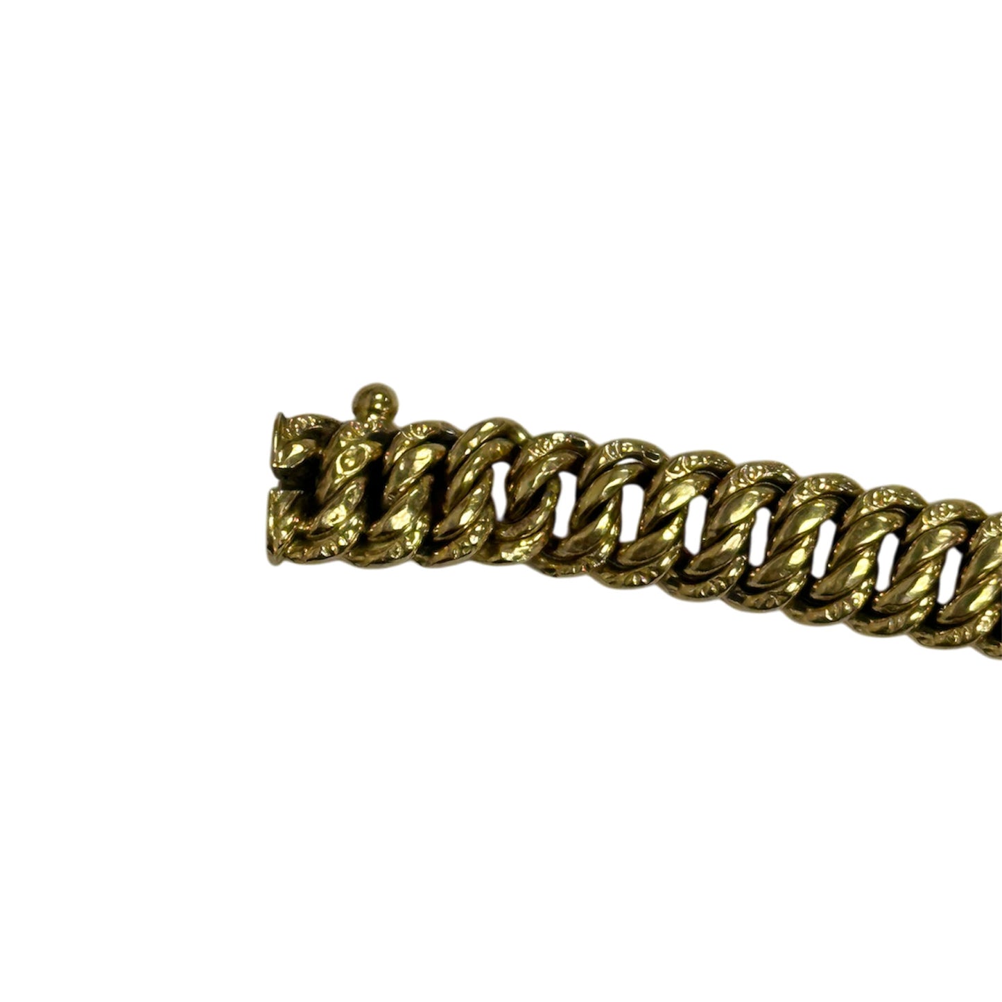 Bracelet Or Jaune Maille Américaine