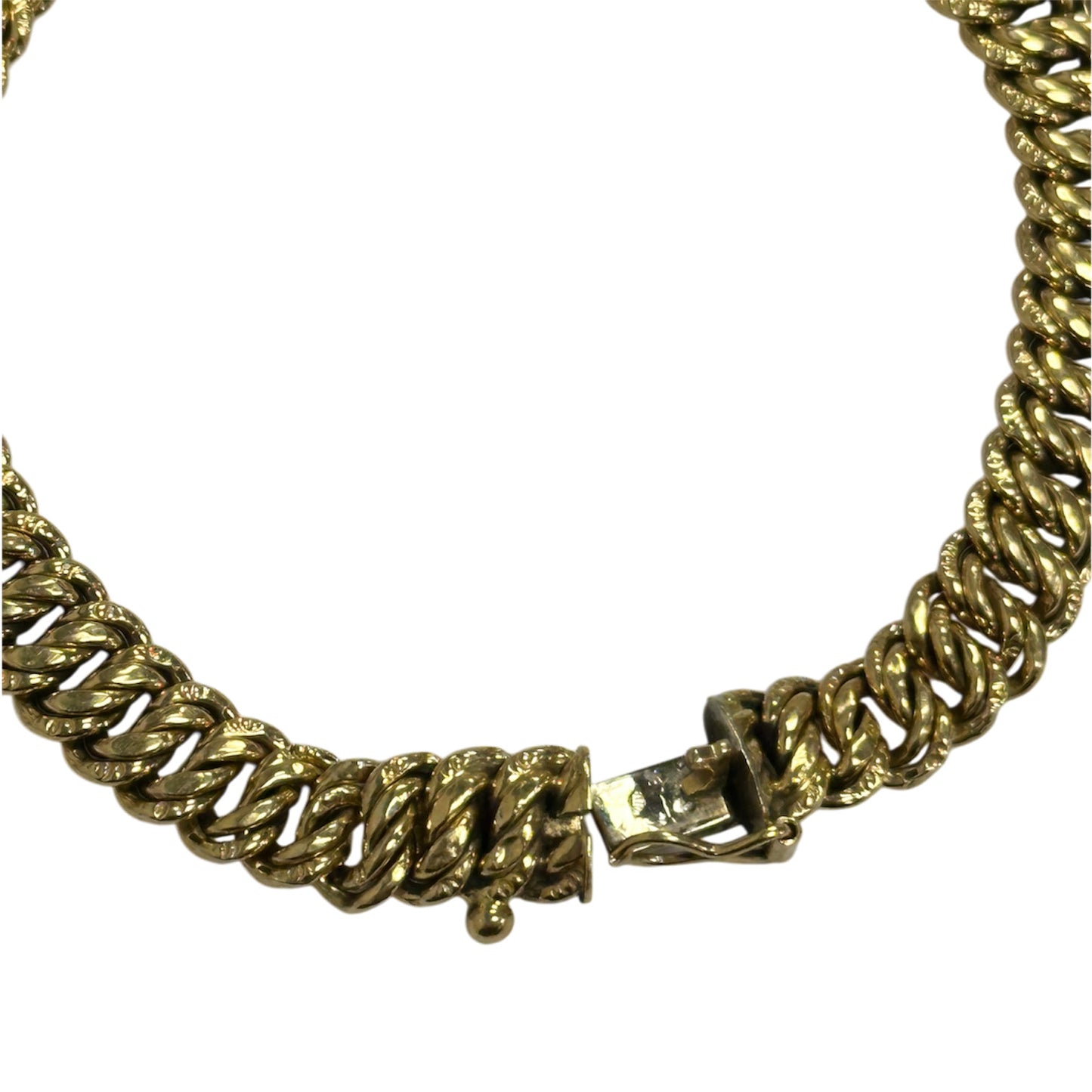 Bracelet Or Jaune Maille Américaine