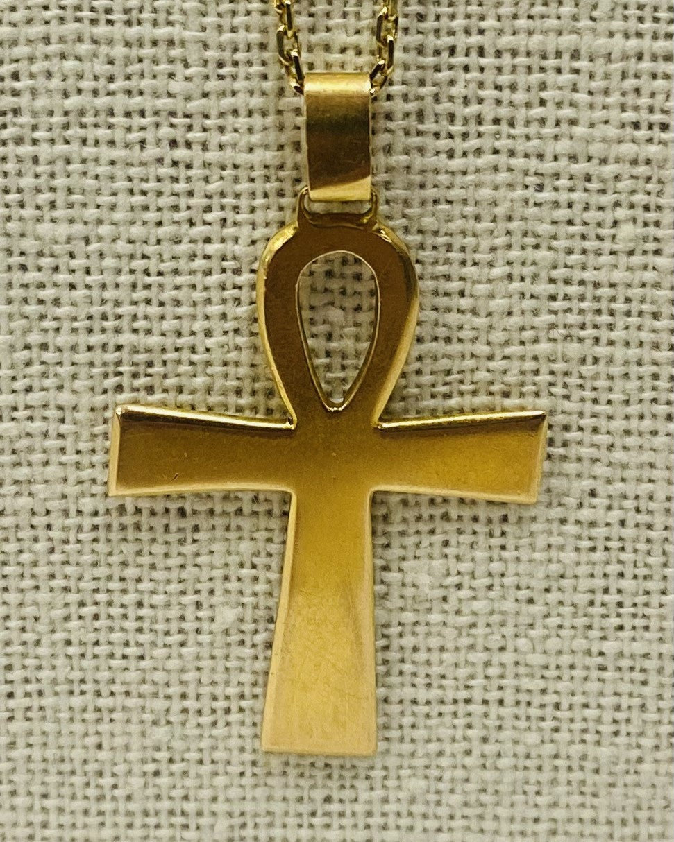 Pendentif Or Croix Egyptienne