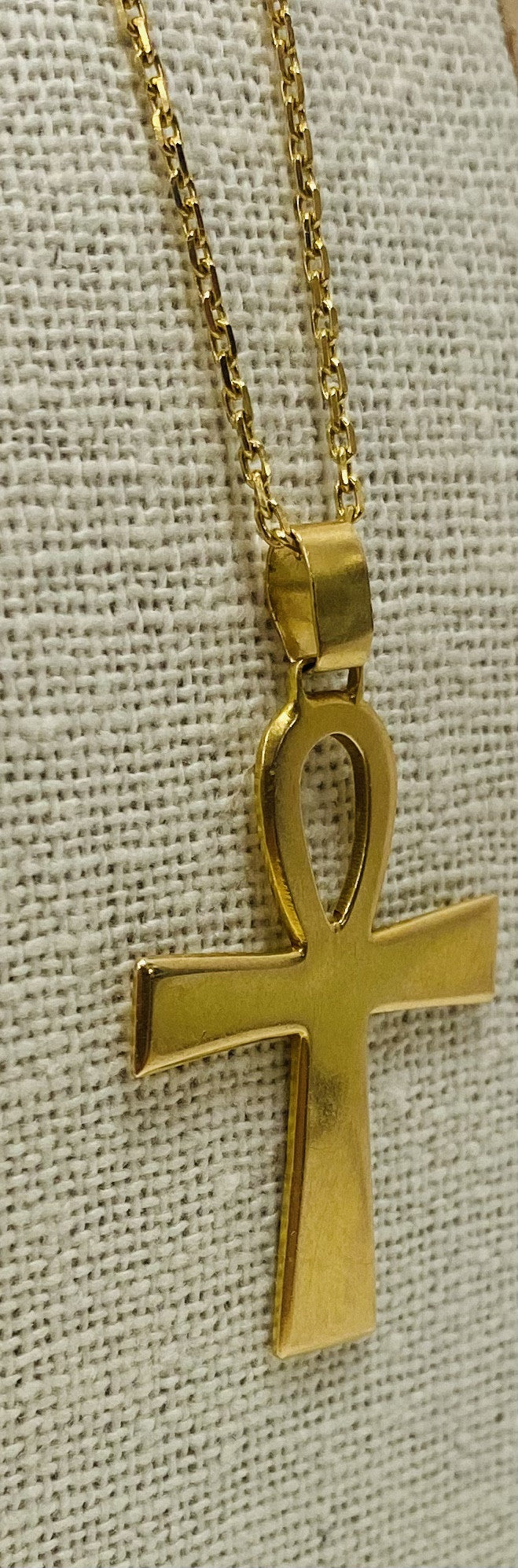 Pendentif Or Croix Egyptienne