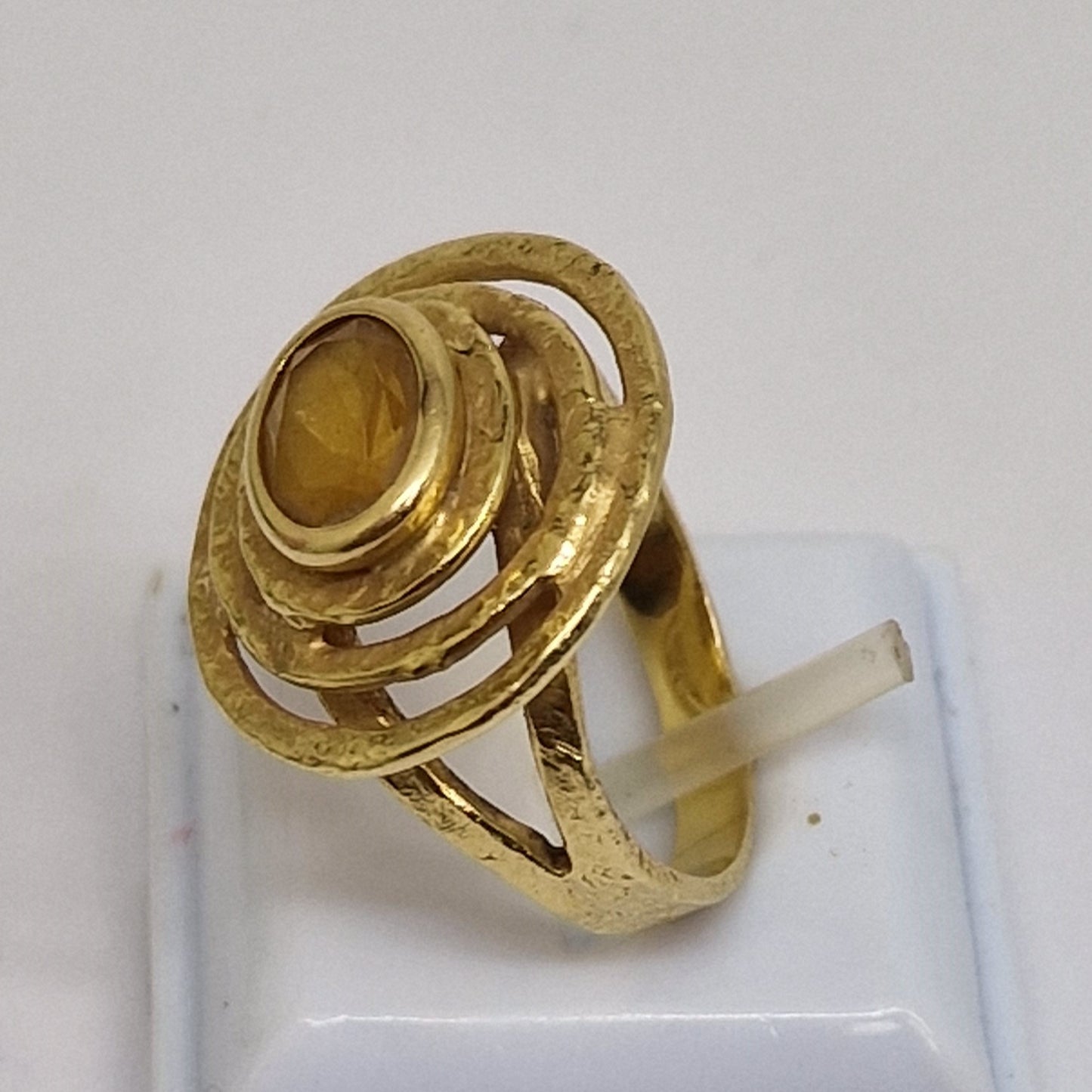 Bague Or avec Citrine