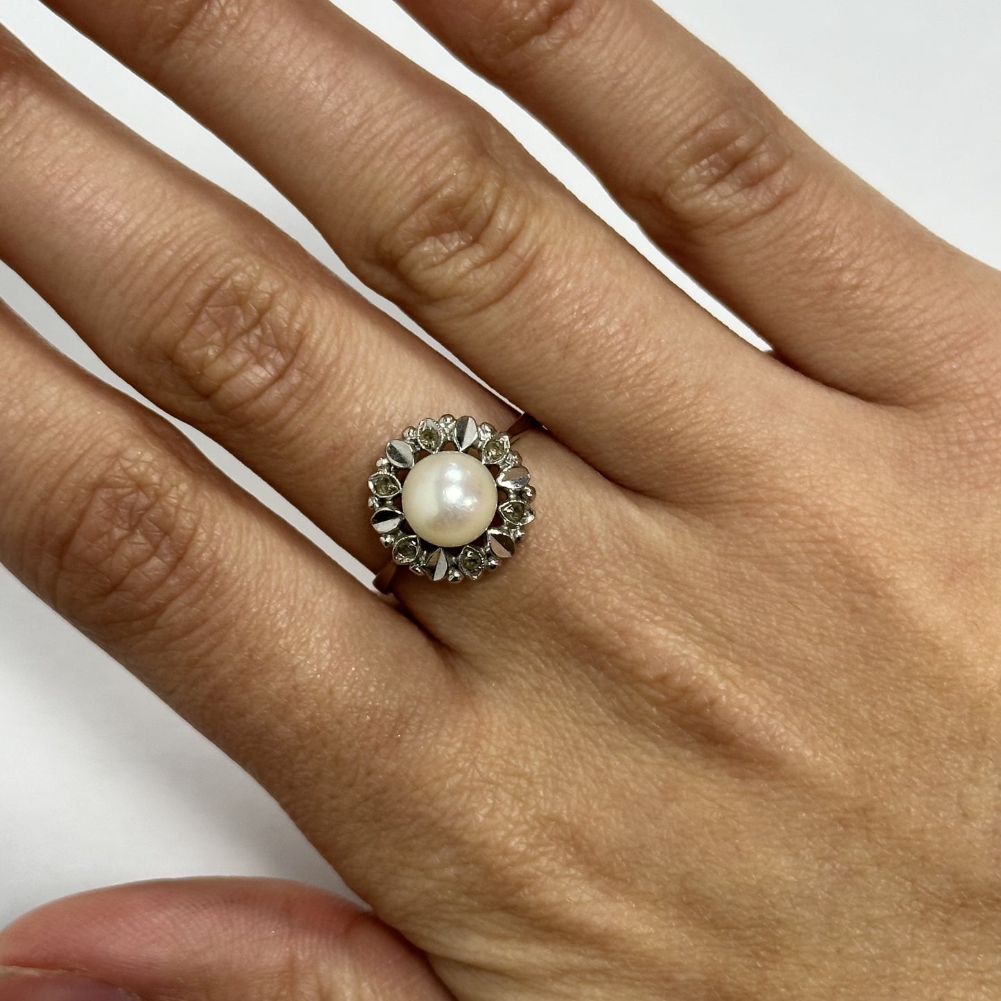 Bague avec Perle