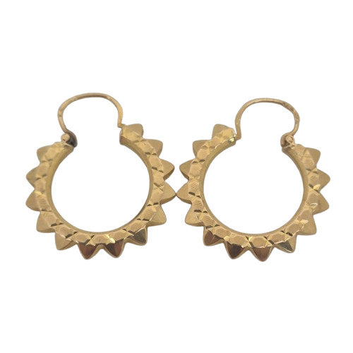 Boucles d'Oreille Or Jaune