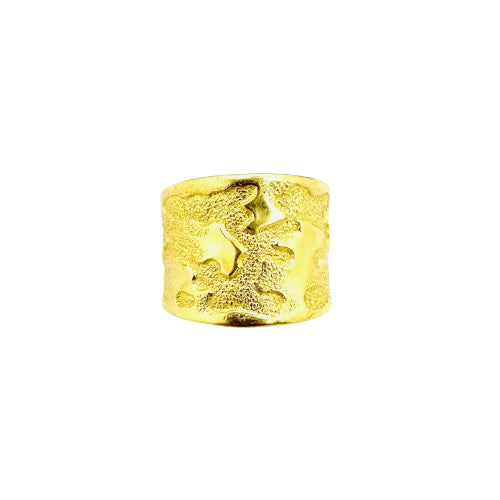 Bague Large Or Jaune