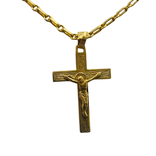 Pendentif Croix en Or Jaune