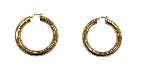 Boucles d'oreilles Créoles Or Jaune 18 Carats