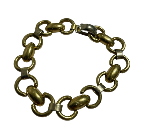 Bracelet Maillon Jaseron Or Jaune 18k - 19.19 Grs