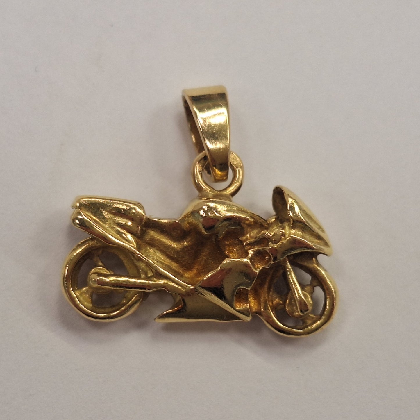 Pendentif Moto en Or Jaune