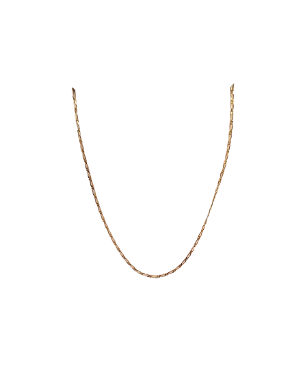 Collier Princesse en Or Jaune 18K Anneau Ressort