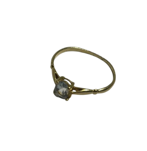 Solitaire en Or Jaune 18K Taille-52